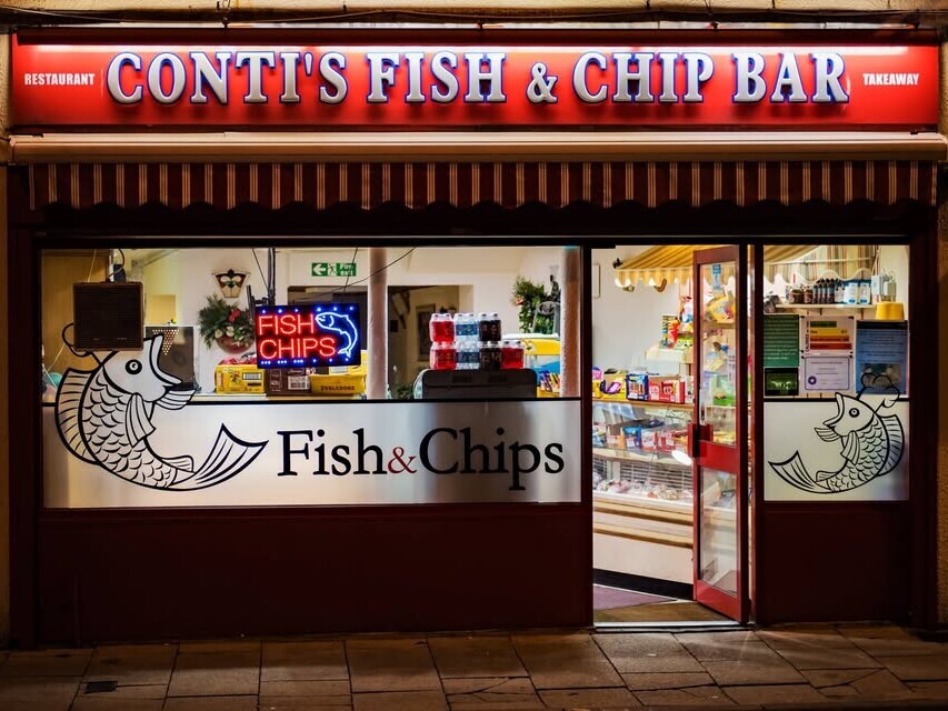 Conti’s Fish & Chip Bar in Tonypandy